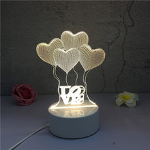 Load image into Gallery viewer, 3D LED Lamp Creative 3D LED Night Lights Novelty Illusion Night Lamp 3D