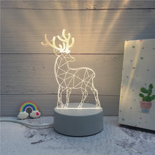 Load image into Gallery viewer, 3D LED Lamp Creative 3D LED Night Lights Novelty Illusion Night Lamp 3D