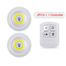 Load image into Gallery viewer, New 5W LED Cabinet Light Adjustable Remote Control Push Button Showcase Lamp
