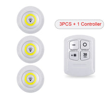 Load image into Gallery viewer, New 5W LED Cabinet Light Adjustable Remote Control Push Button Showcase Lamp
