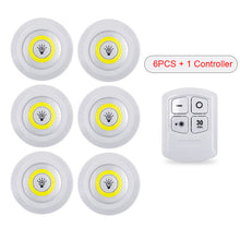 Load image into Gallery viewer, New 5W LED Cabinet Light Adjustable Remote Control Push Button Showcase Lamp
