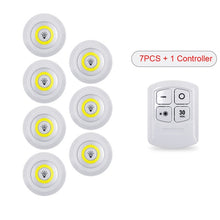 Load image into Gallery viewer, New 5W LED Cabinet Light Adjustable Remote Control Push Button Showcase Lamp
