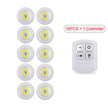 Load image into Gallery viewer, New 5W LED Cabinet Light Adjustable Remote Control Push Button Showcase Lamp
