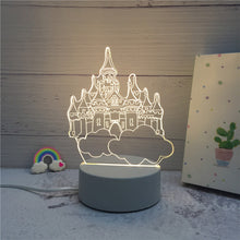 Load image into Gallery viewer, 3D LED Lamp Creative 3D LED Night Lights Novelty Illusion Night Lamp 3D
